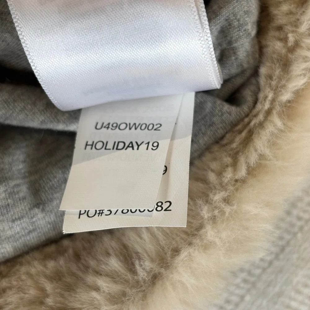 Eddie Bauer Kids Faux Fur Bear Ear Hooded Jacket Tan Beige 12-18M U49OW002